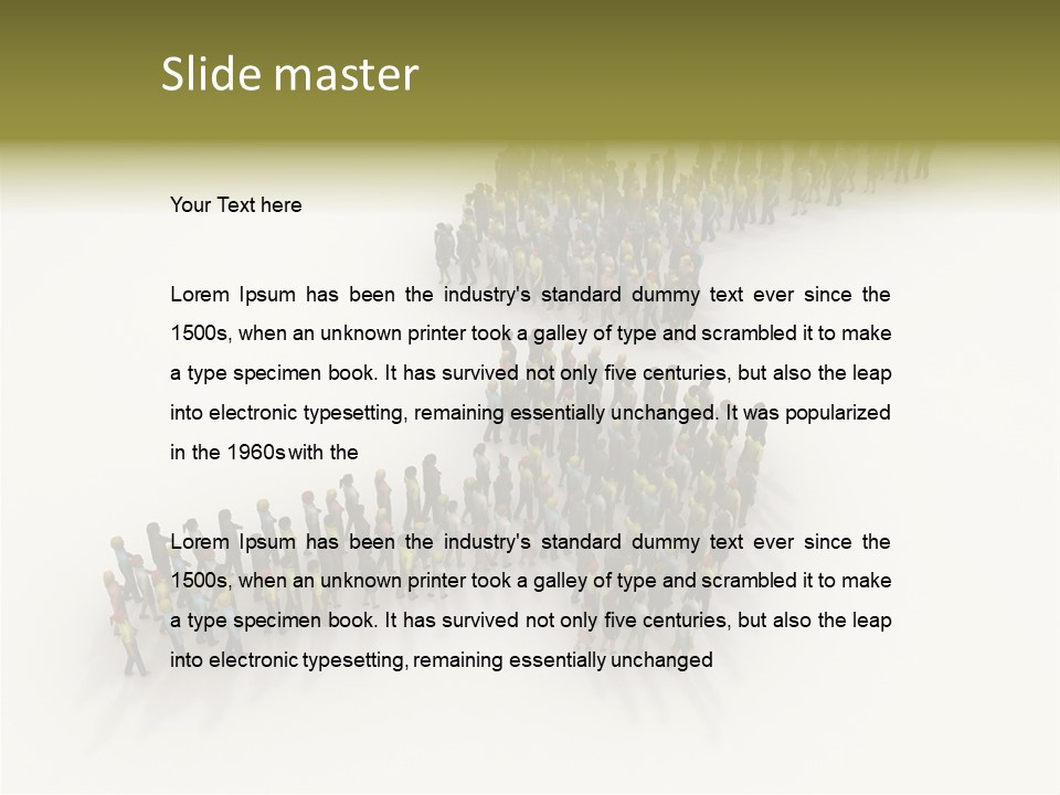 Concepts Opponent Walking PowerPoint Template