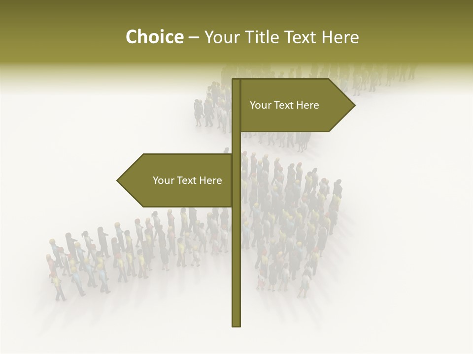 Concepts Opponent Walking PowerPoint Template