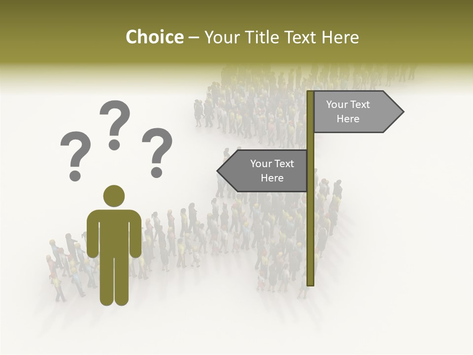 Concepts Opponent Walking PowerPoint Template
