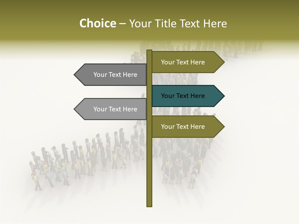 Concepts Opponent Walking PowerPoint Template