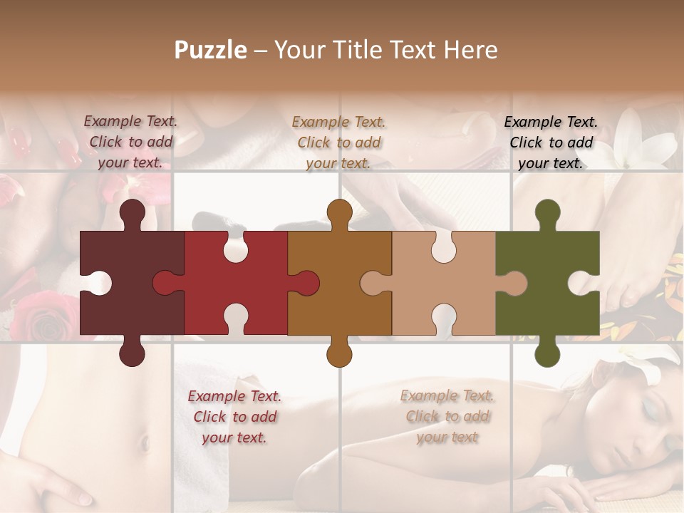 Girl Recreation Beautiful PowerPoint Template