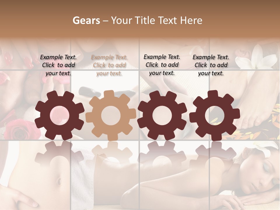 Girl Recreation Beautiful PowerPoint Template