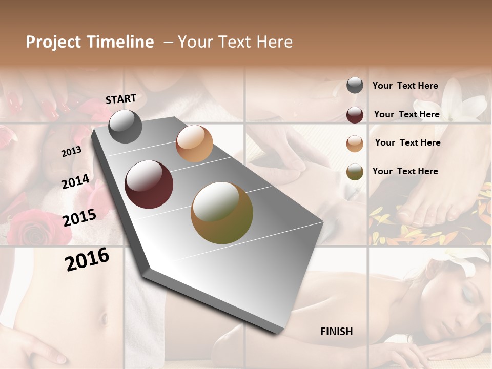 Girl Recreation Beautiful PowerPoint Template