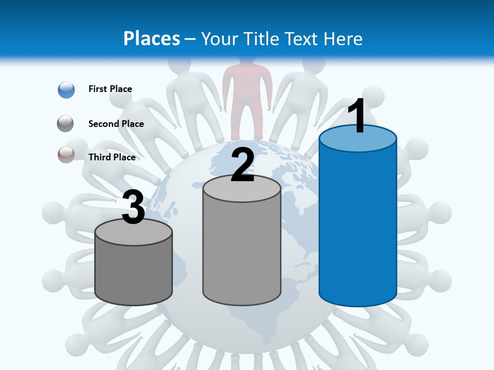 A Person Standing On Top Of A Globe PowerPoint Template