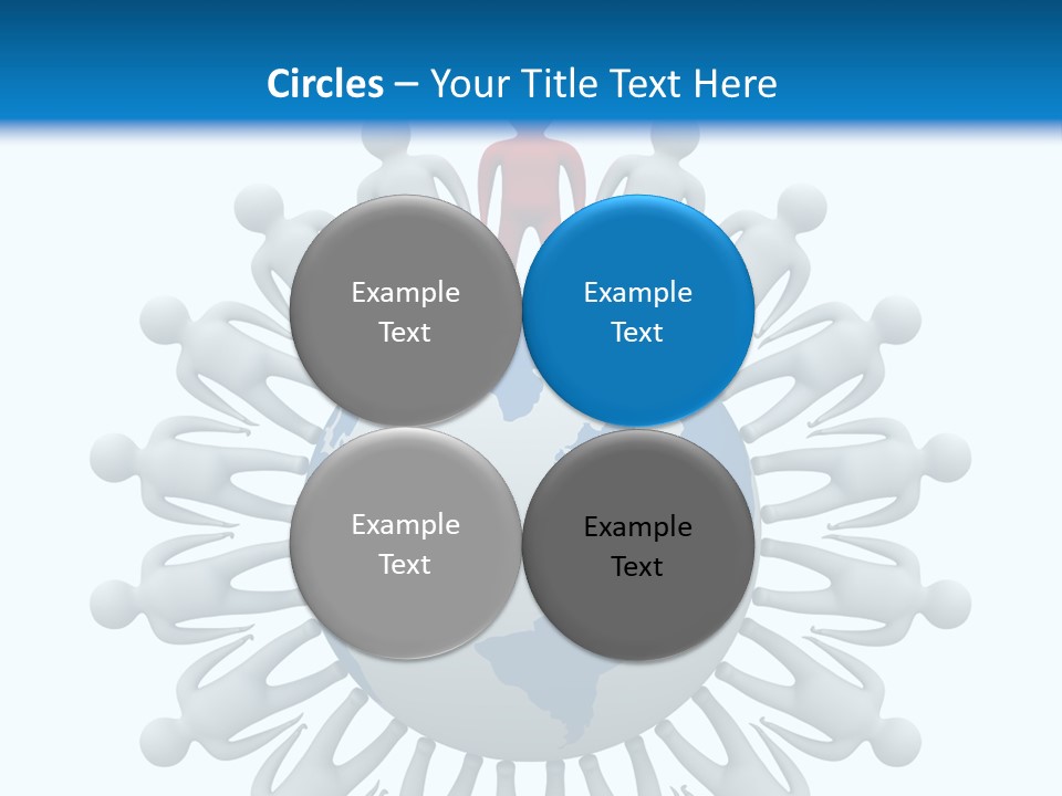 A Person Standing On Top Of A Globe PowerPoint Template