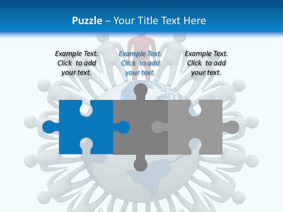 A Person Standing On Top Of A Globe PowerPoint Template