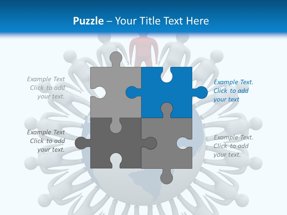 A Person Standing On Top Of A Globe PowerPoint Template