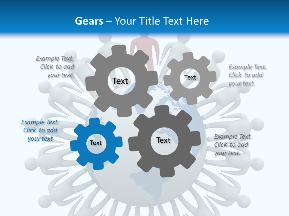 A Person Standing On Top Of A Globe PowerPoint Template