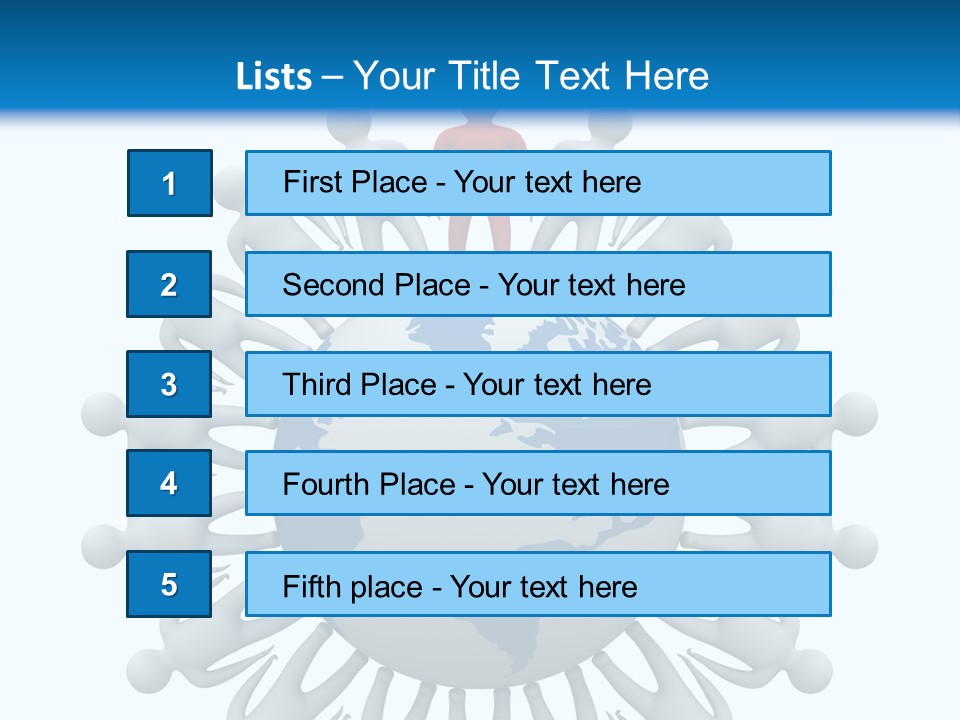 A Person Standing On Top Of A Globe PowerPoint Template