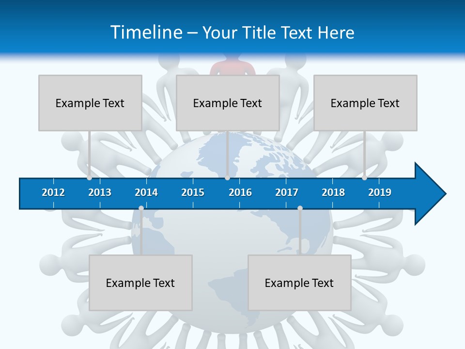 A Person Standing On Top Of A Globe PowerPoint Template