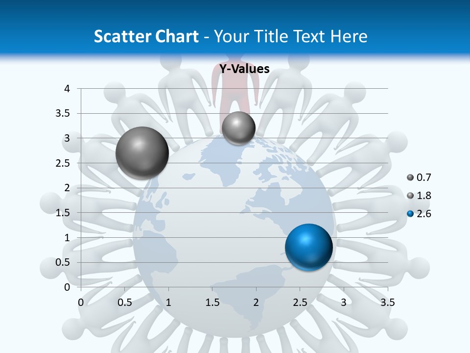 A Person Standing On Top Of A Globe PowerPoint Template