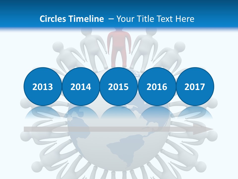 A Person Standing On Top Of A Globe PowerPoint Template