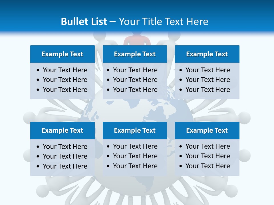 A Person Standing On Top Of A Globe PowerPoint Template