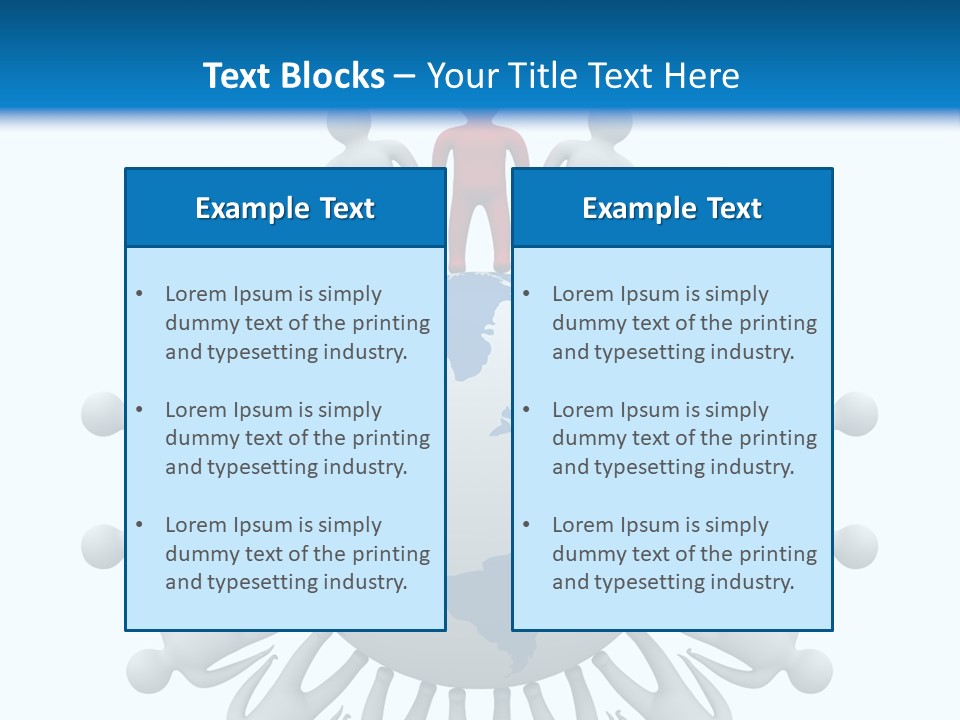 A Person Standing On Top Of A Globe PowerPoint Template