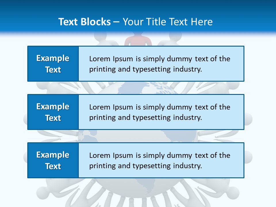 A Person Standing On Top Of A Globe PowerPoint Template