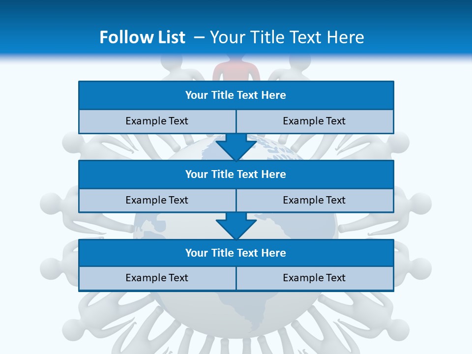 A Person Standing On Top Of A Globe PowerPoint Template