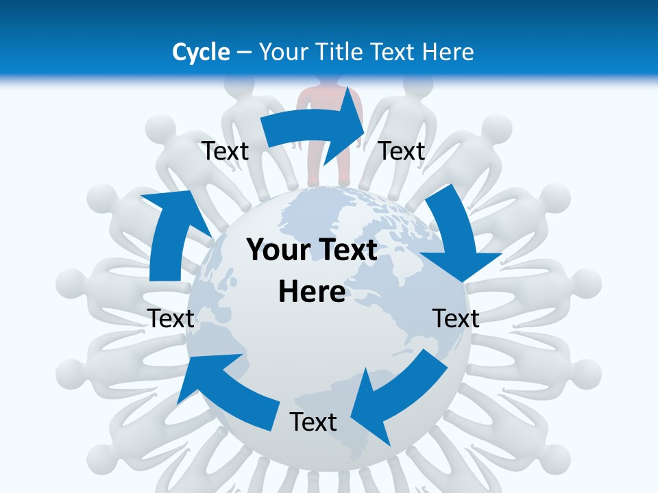 A Person Standing On Top Of A Globe PowerPoint Template