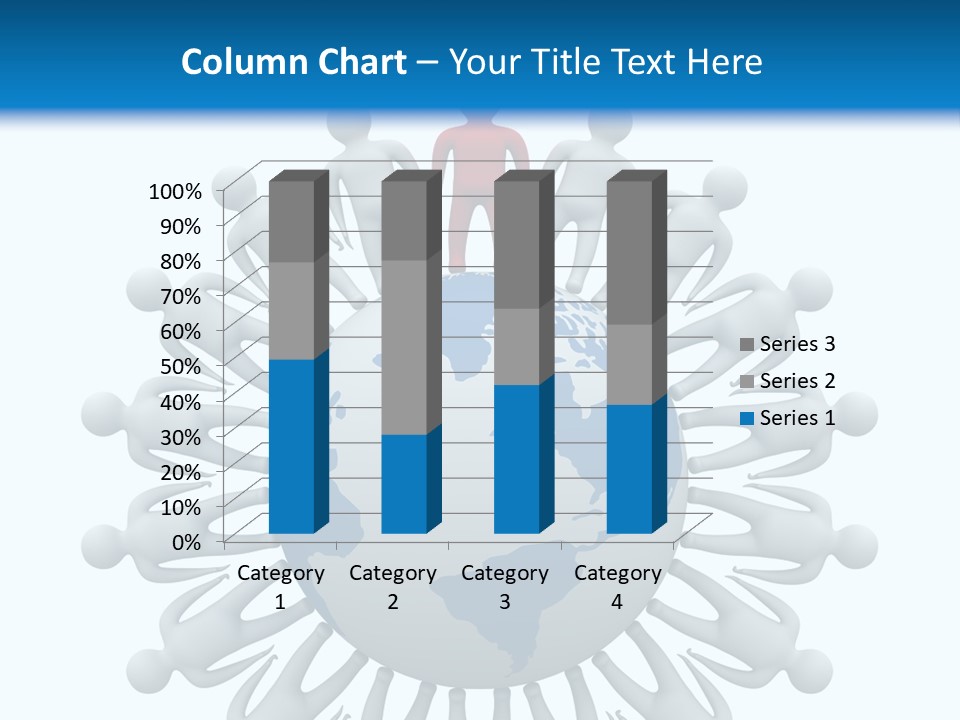 A Person Standing On Top Of A Globe PowerPoint Template