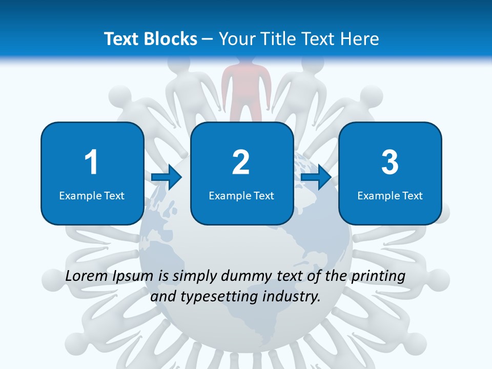A Person Standing On Top Of A Globe PowerPoint Template