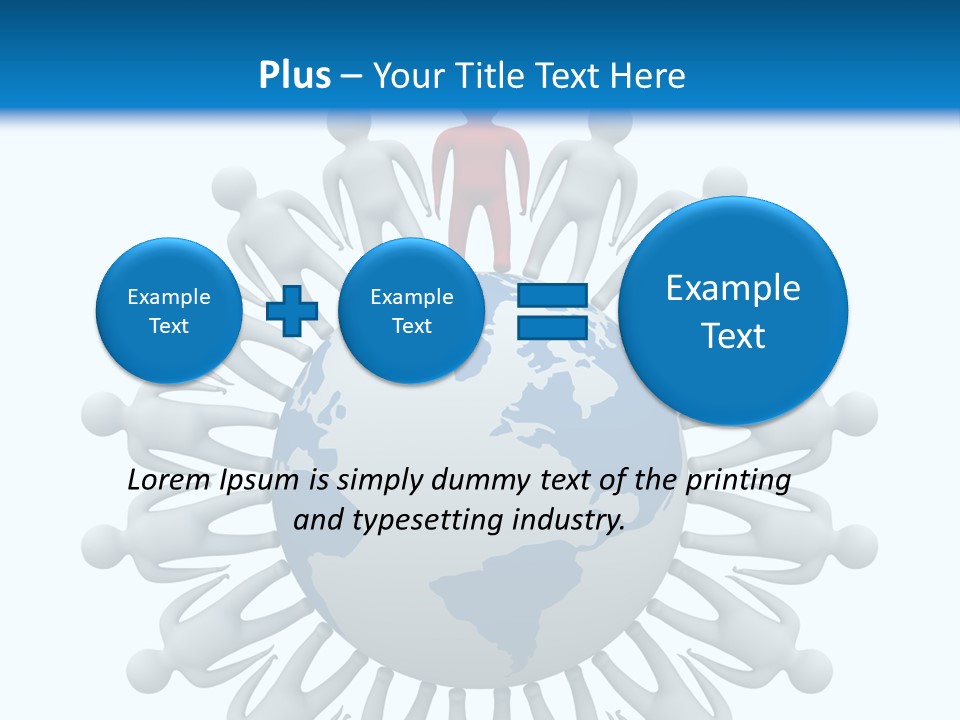 A Person Standing On Top Of A Globe PowerPoint Template
