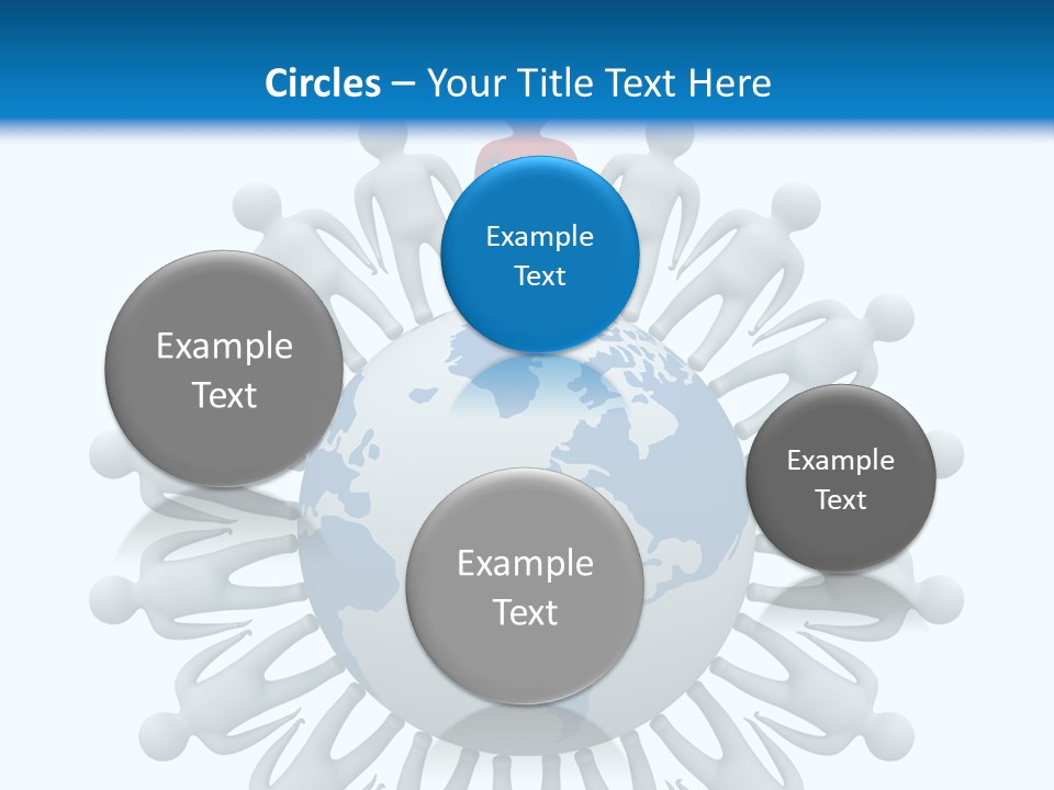 A Person Standing On Top Of A Globe PowerPoint Template