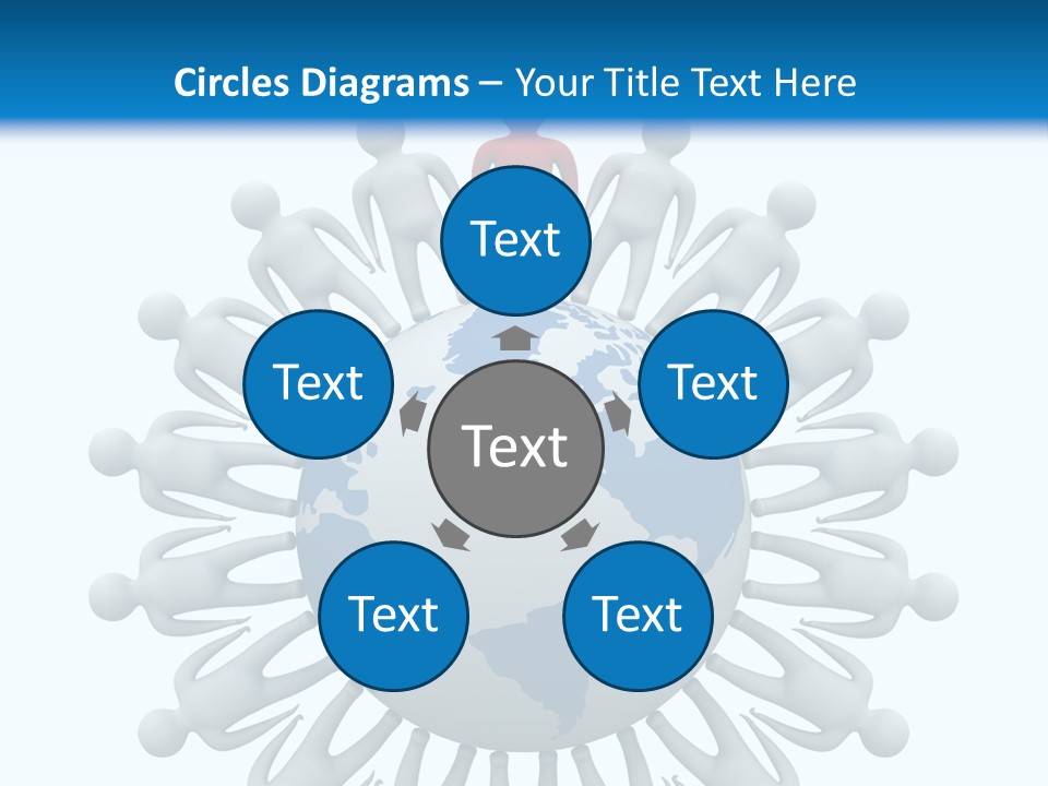 A Person Standing On Top Of A Globe PowerPoint Template