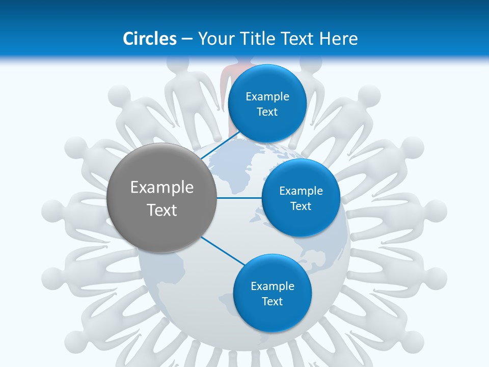 A Person Standing On Top Of A Globe PowerPoint Template