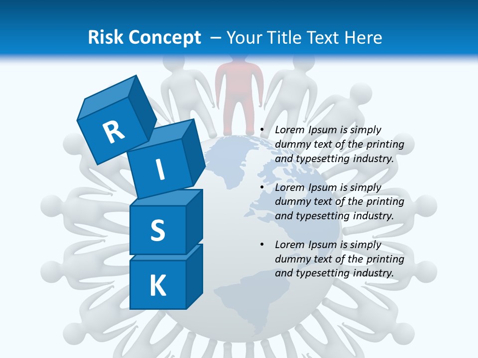 A Person Standing On Top Of A Globe PowerPoint Template