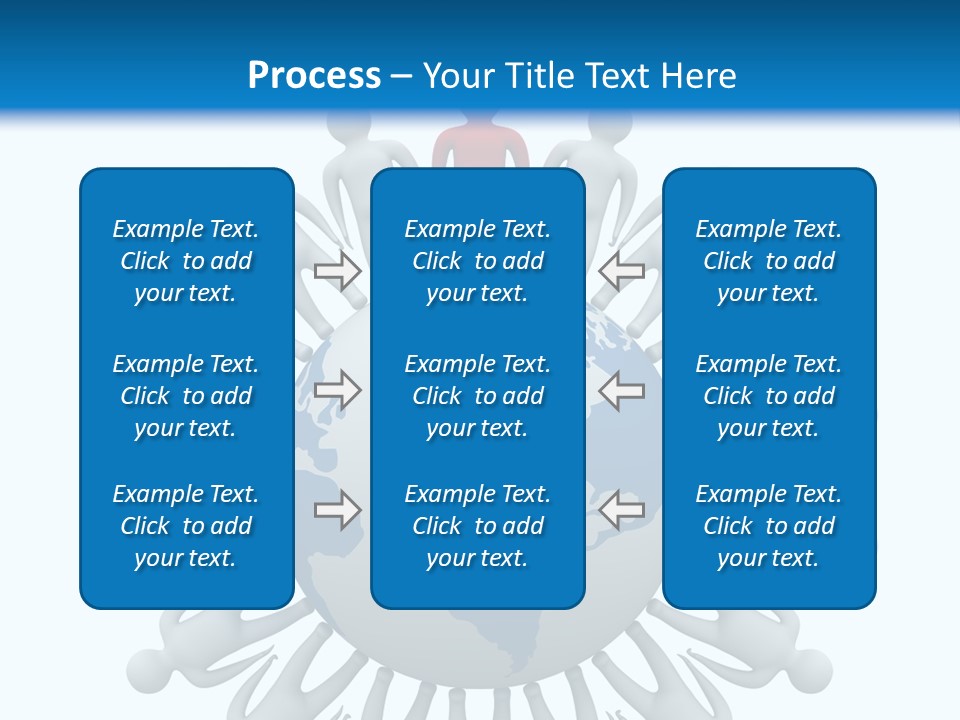 A Person Standing On Top Of A Globe PowerPoint Template