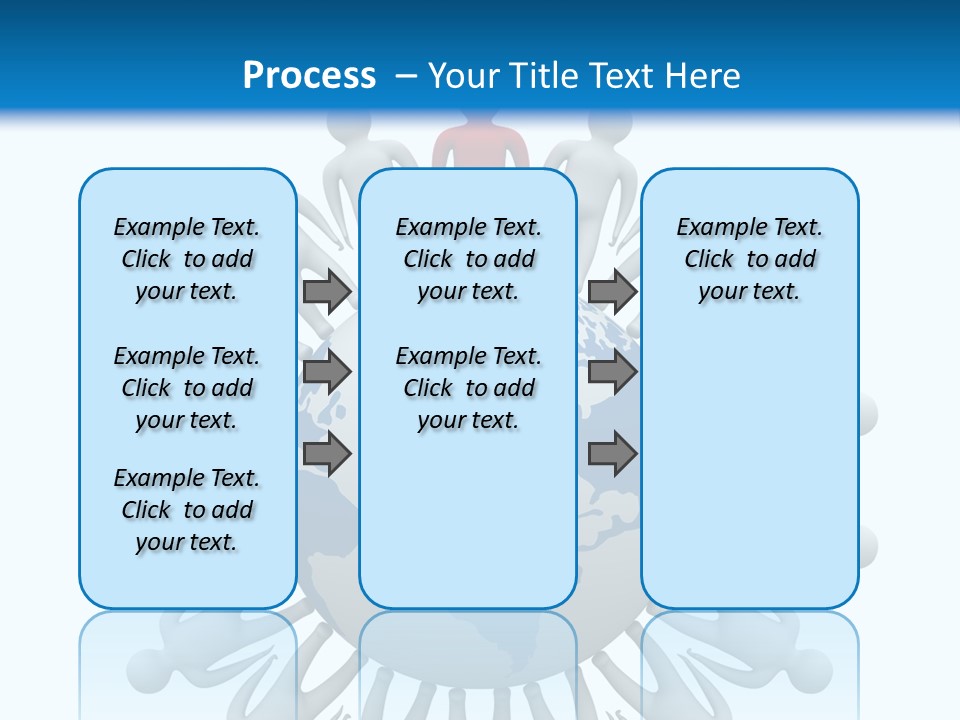 A Person Standing On Top Of A Globe PowerPoint Template
