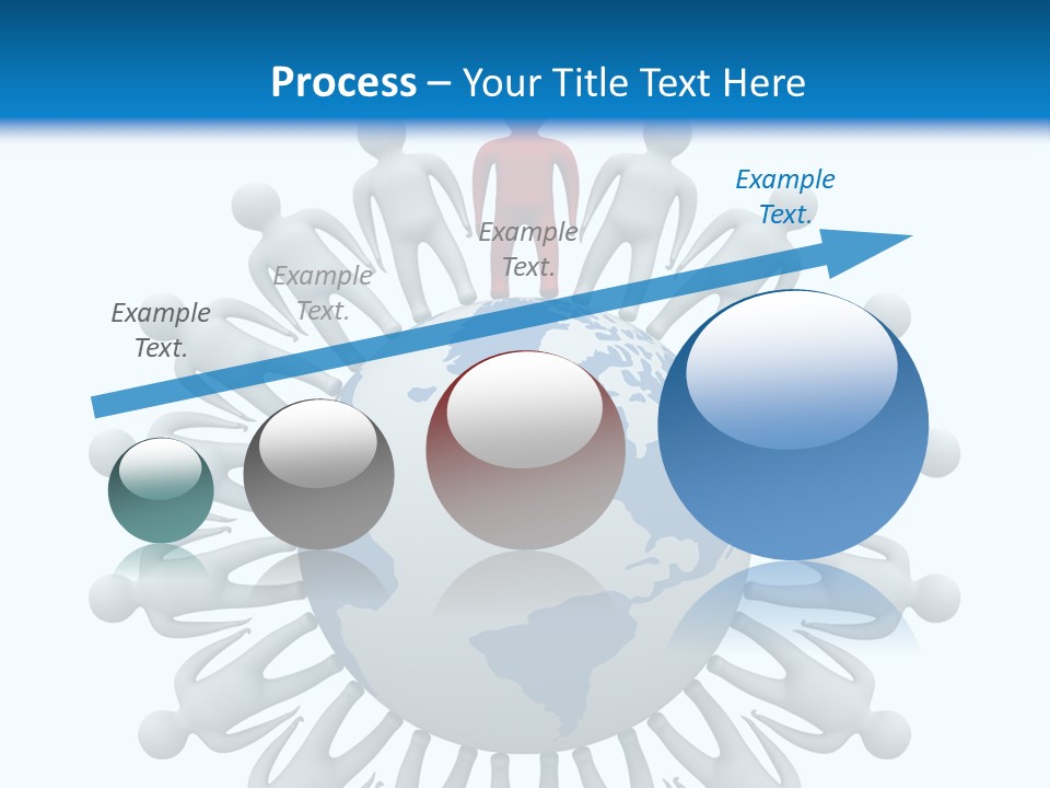 A Person Standing On Top Of A Globe PowerPoint Template