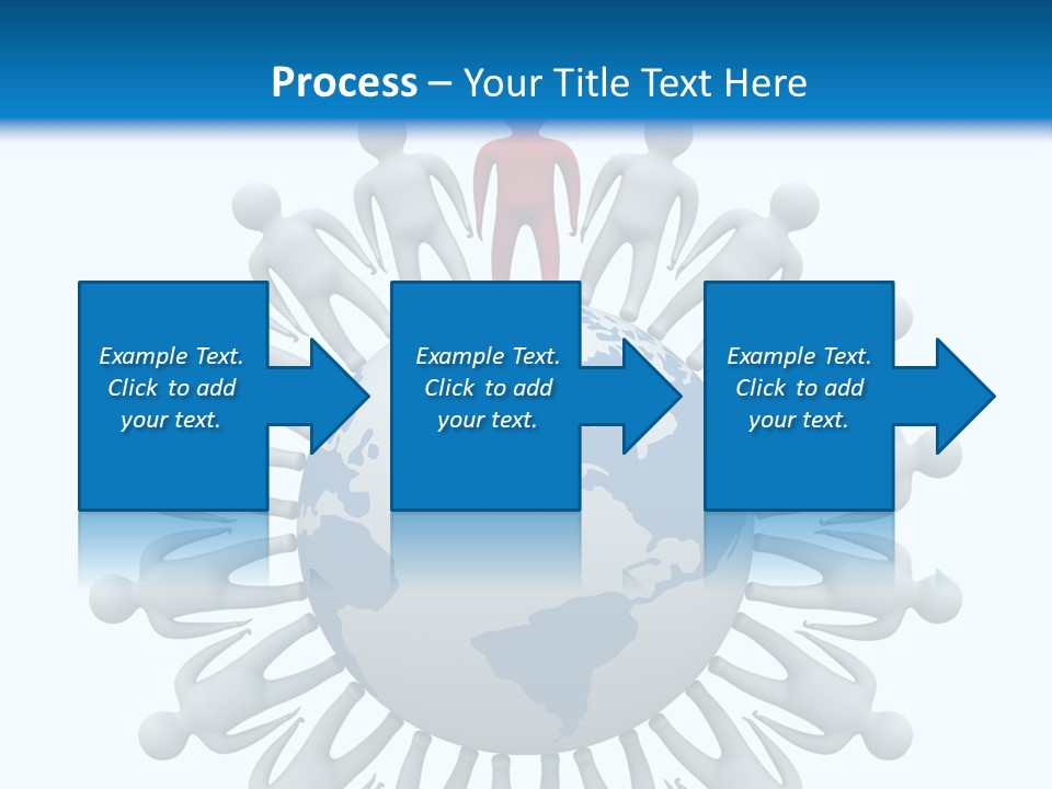 A Person Standing On Top Of A Globe PowerPoint Template