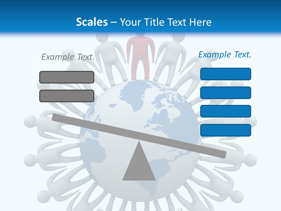 A Person Standing On Top Of A Globe PowerPoint Template