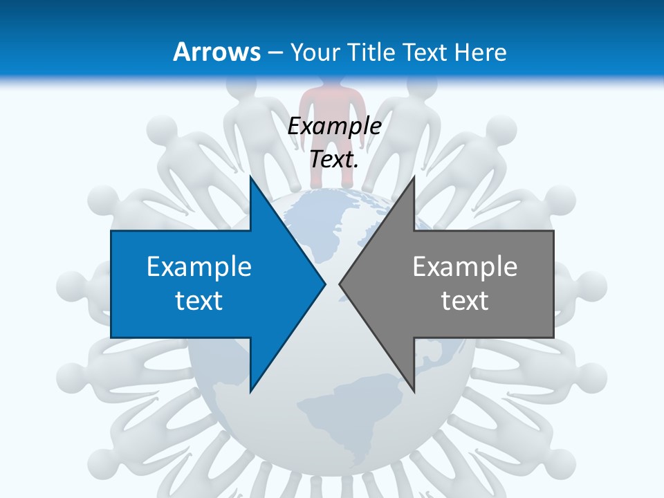 A Person Standing On Top Of A Globe PowerPoint Template