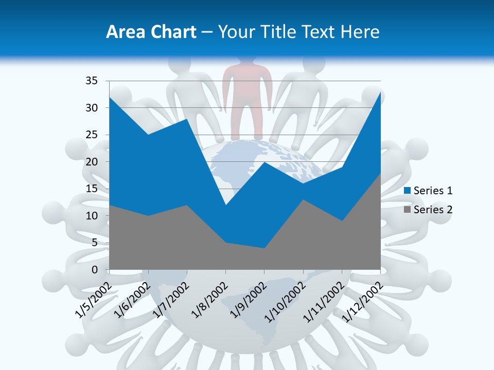 A Person Standing On Top Of A Globe PowerPoint Template