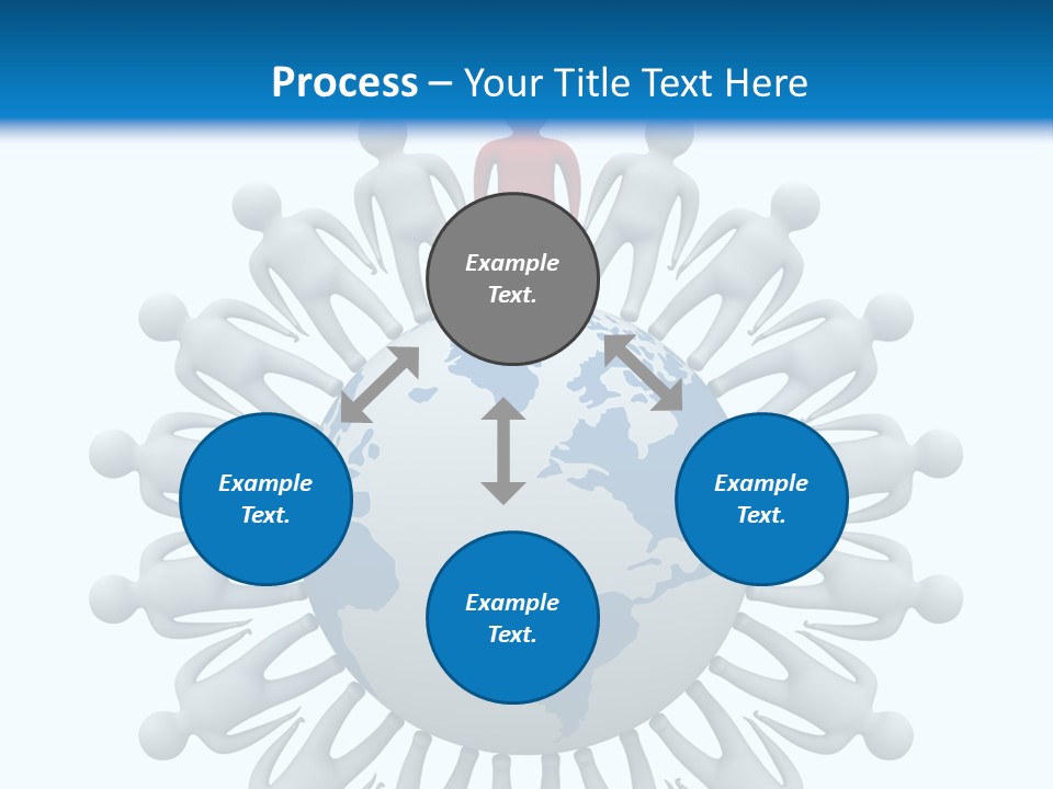 A Person Standing On Top Of A Globe PowerPoint Template