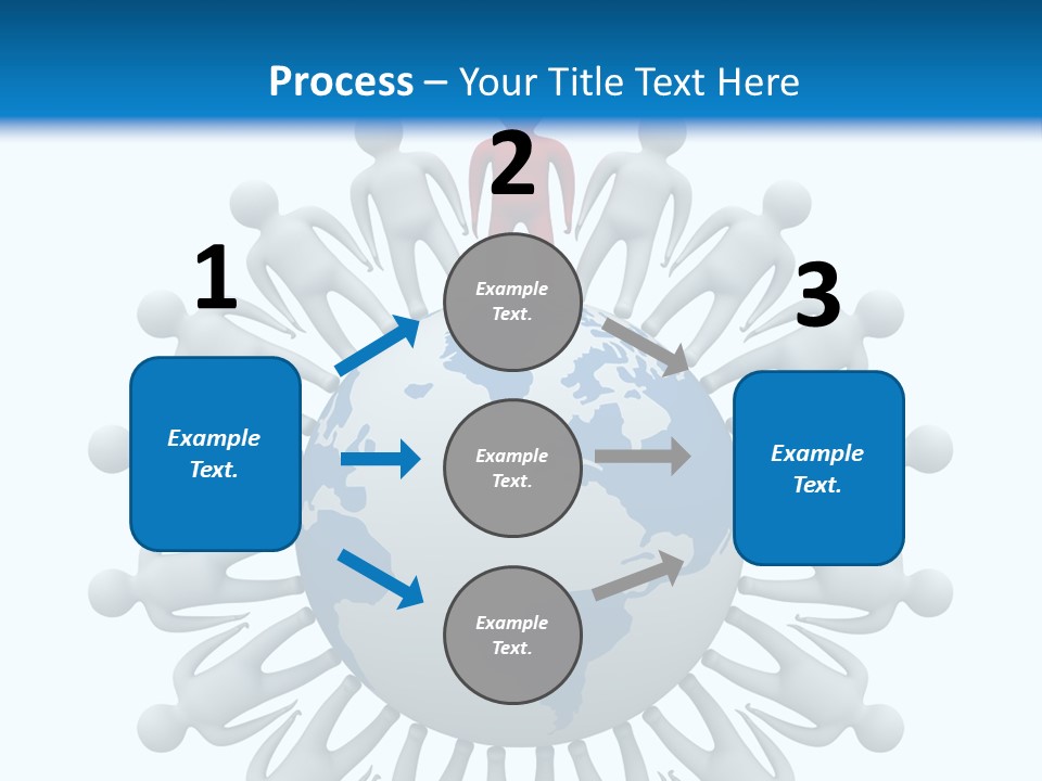 A Person Standing On Top Of A Globe PowerPoint Template