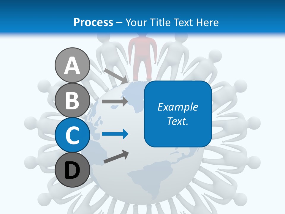 A Person Standing On Top Of A Globe PowerPoint Template