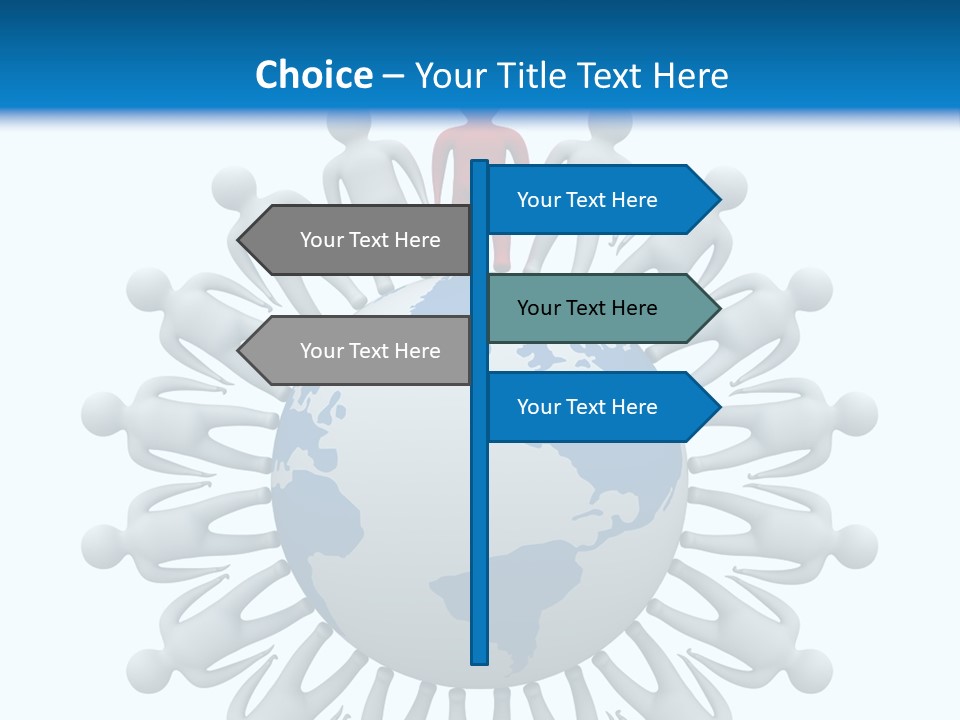 A Person Standing On Top Of A Globe PowerPoint Template
