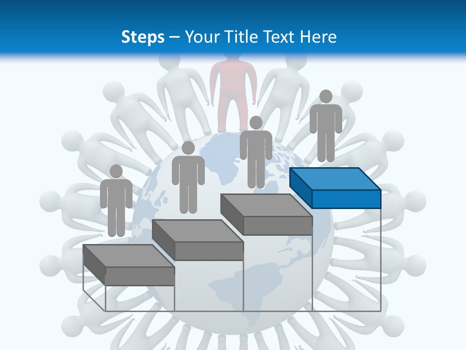 A Person Standing On Top Of A Globe PowerPoint Template