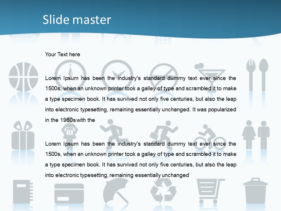 Camera Cart Icon PowerPoint Template