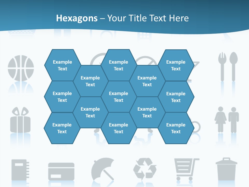 Camera Cart Icon PowerPoint Template