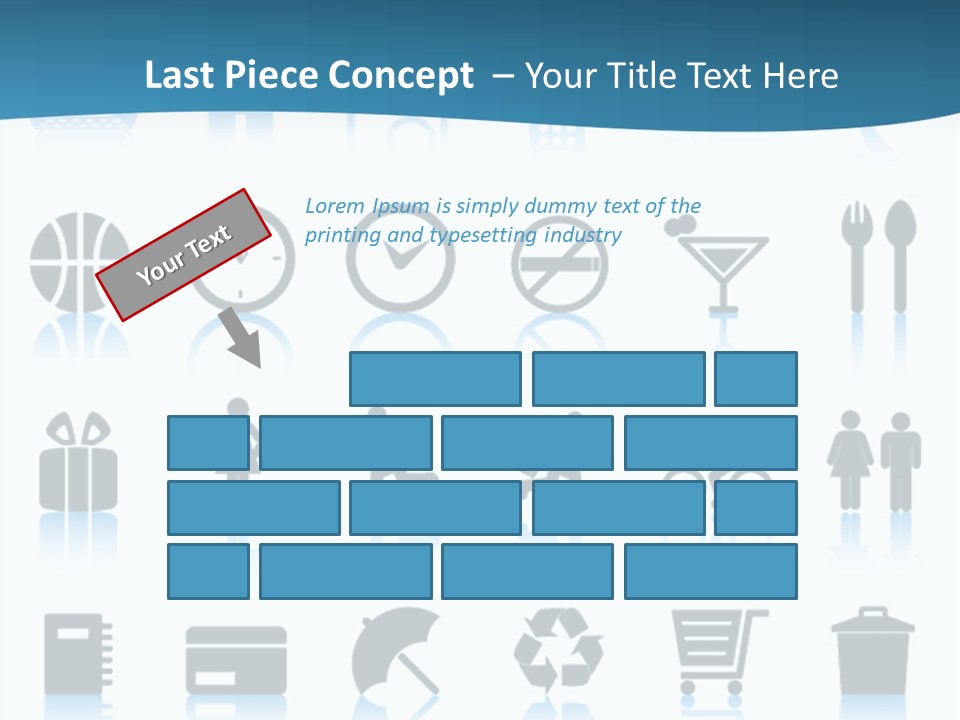 Camera Cart Icon PowerPoint Template