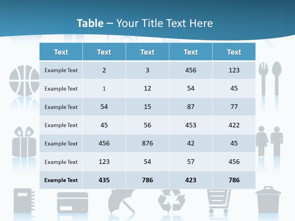 Camera Cart Icon PowerPoint Template
