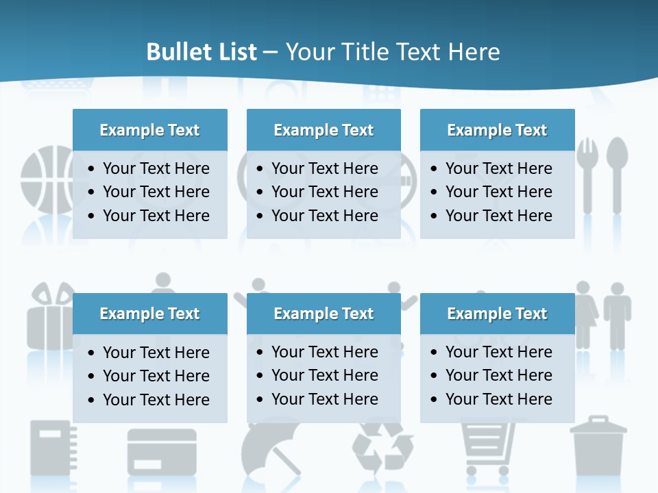Camera Cart Icon PowerPoint Template