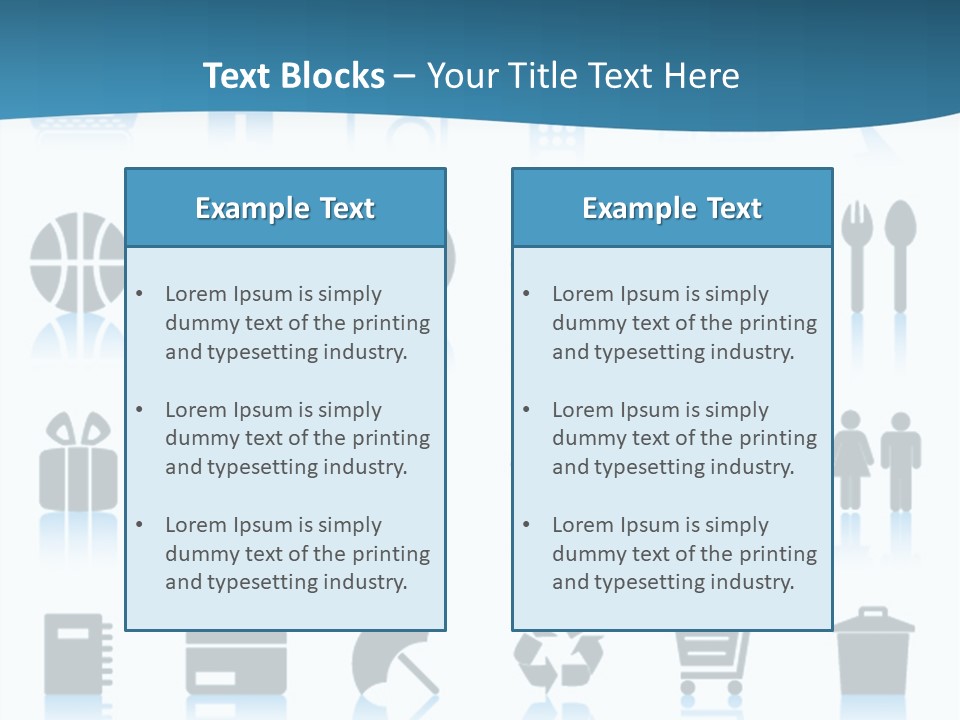 Camera Cart Icon PowerPoint Template