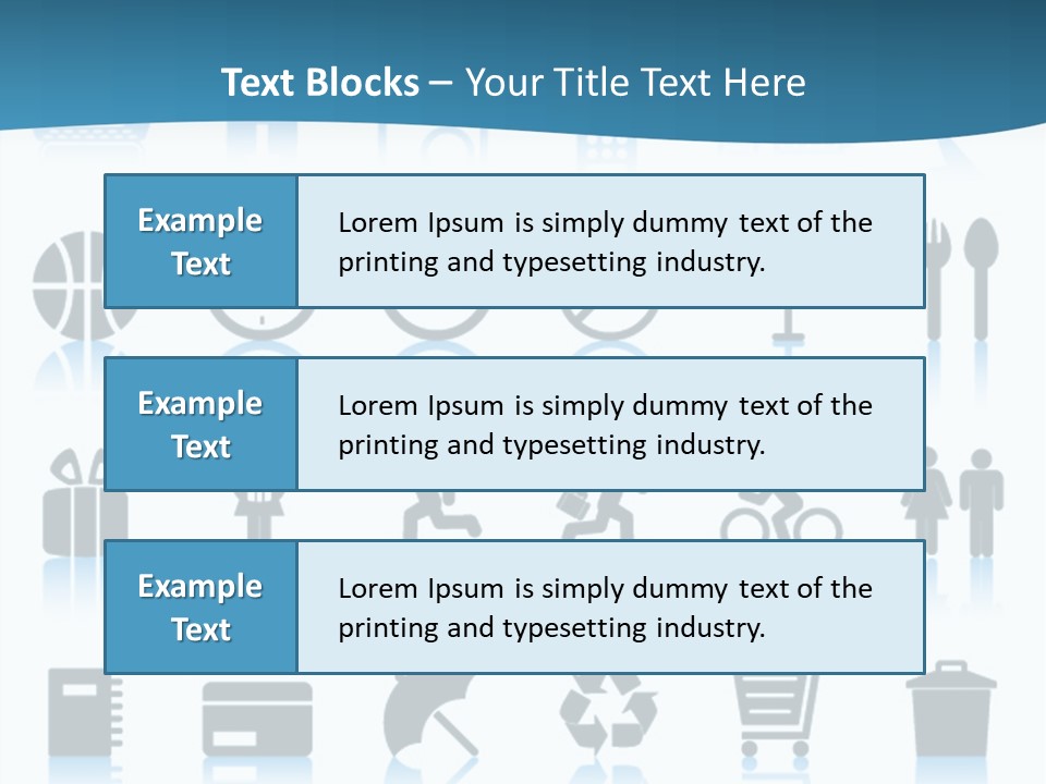 Camera Cart Icon PowerPoint Template