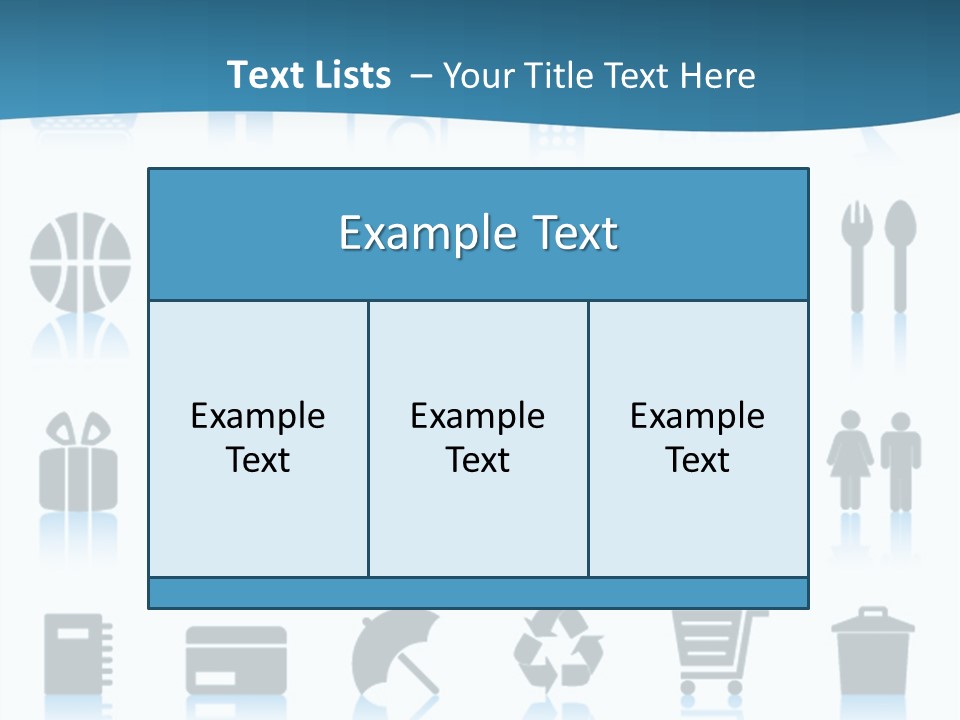 Camera Cart Icon PowerPoint Template