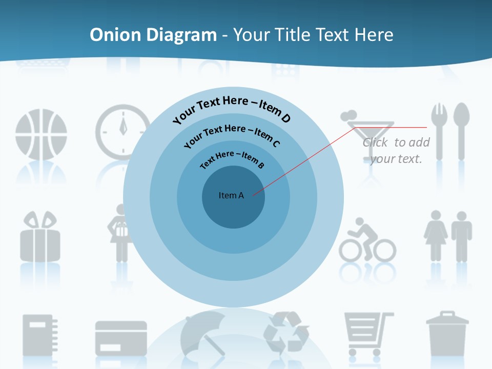 Camera Cart Icon PowerPoint Template