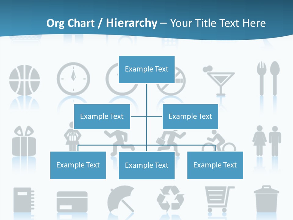 Camera Cart Icon PowerPoint Template